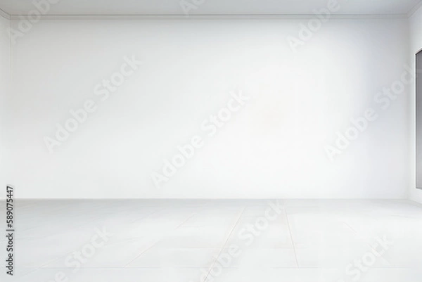 Obraz Abstract white studio background for product presentation. 