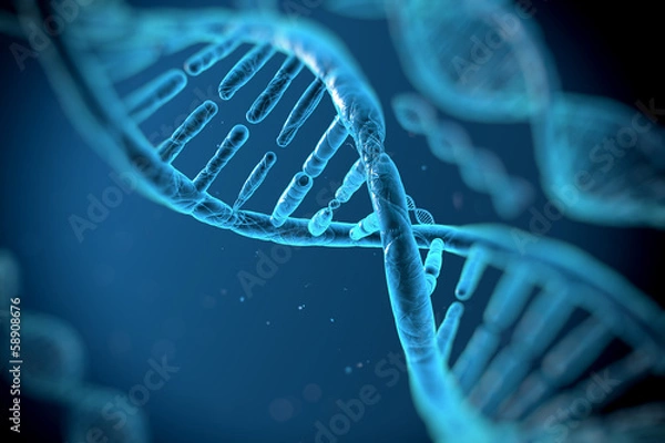 Obraz Cząsteczki DNA