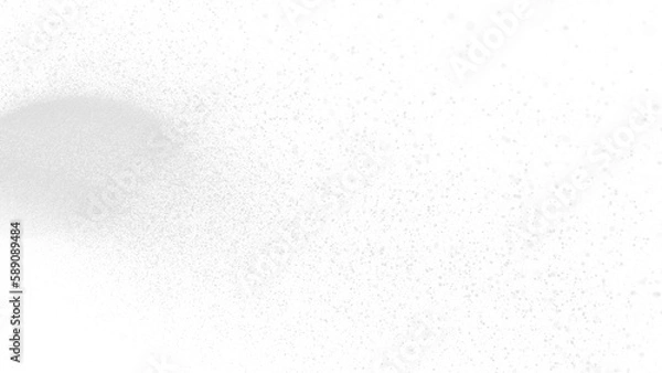 Obraz flying white powder isolated on transparent background  