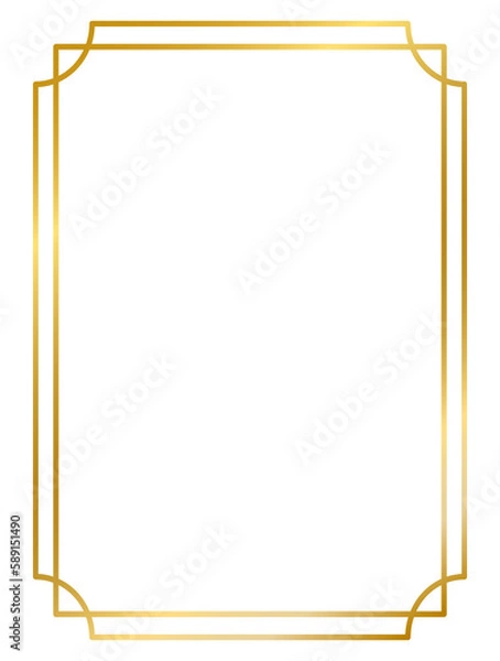 Obraz decorative frames banner label collection png transparent background transform Your designs with gold frame