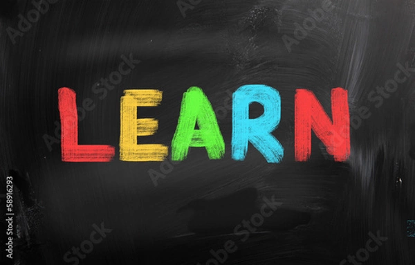 Obraz Learn Concept