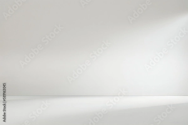 Obraz Abstract white studio background for product presentation. 