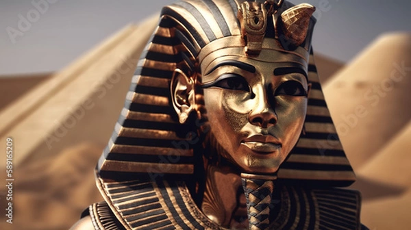 Obraz Tutankhamun ancient pharaoh