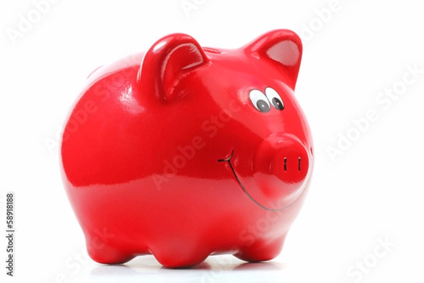 Obraz Rotes Sparschwein