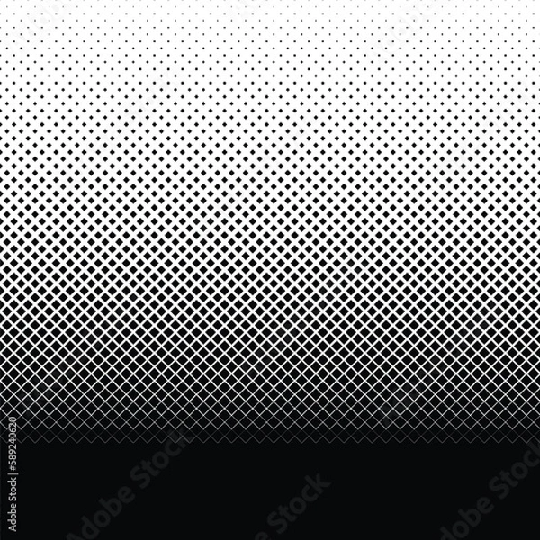 Obraz quadrangle black & white pattern
