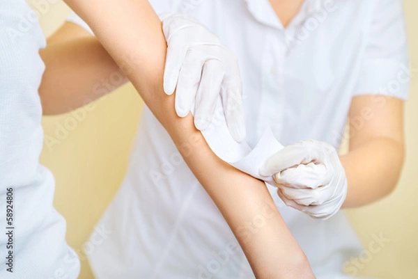 Fototapeta Waxing arm