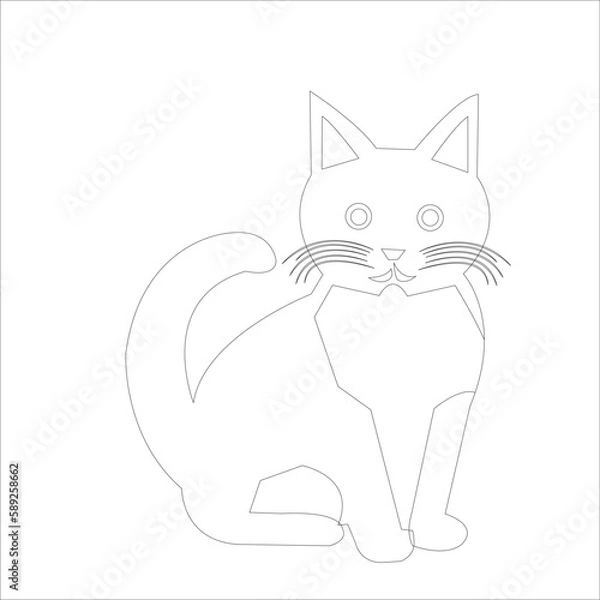 Obraz cartoon illustration