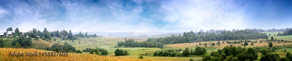 Obraz summer landscape in the countryside