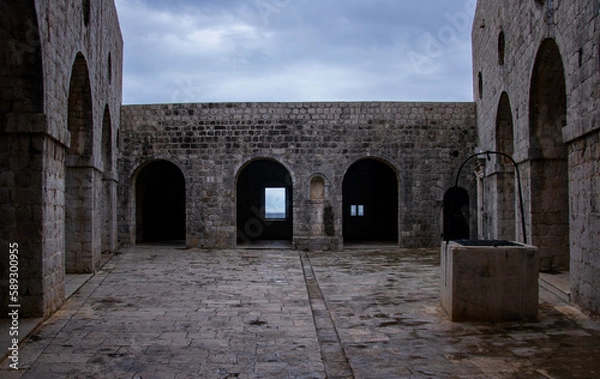 Obraz Inside Lovrijenac Fortress