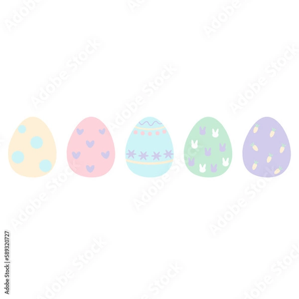 Fototapeta easter_eggs