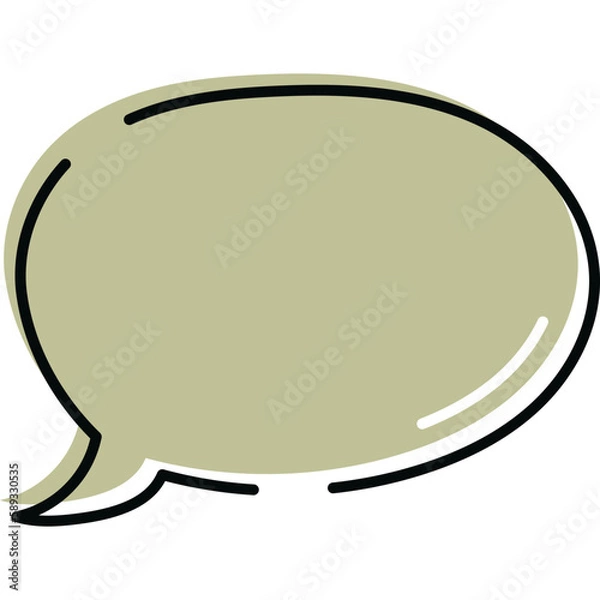 Obraz Blank Speech Text Box