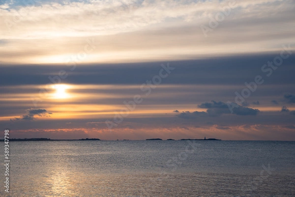 Obraz sunrise over the sea