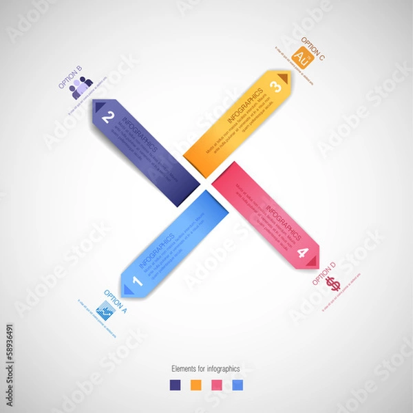 Fototapeta Modern Design template