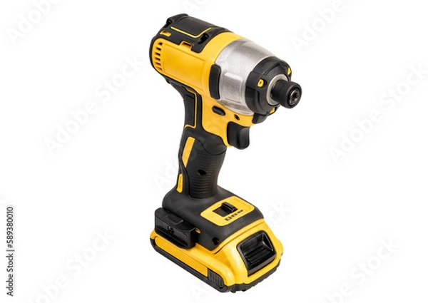 Fototapeta Power tool , Electric Screwdriver Cordless Drill  Brushless Motor Impact Driver with battery,