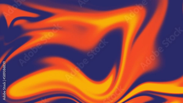 Fototapeta dark blue and orange abstract fire background