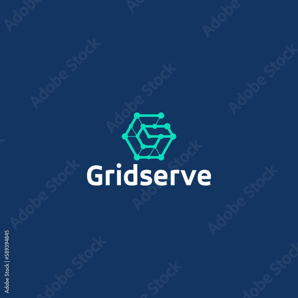 Obraz Letter G Simple Monogram Logo