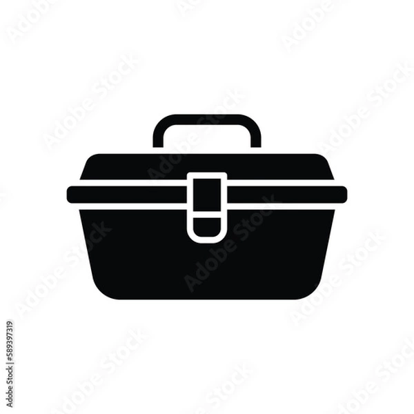 Obraz toolbox icon vector design template in white background