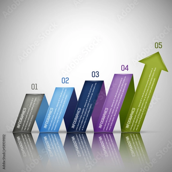 Fototapeta Infographics Design template