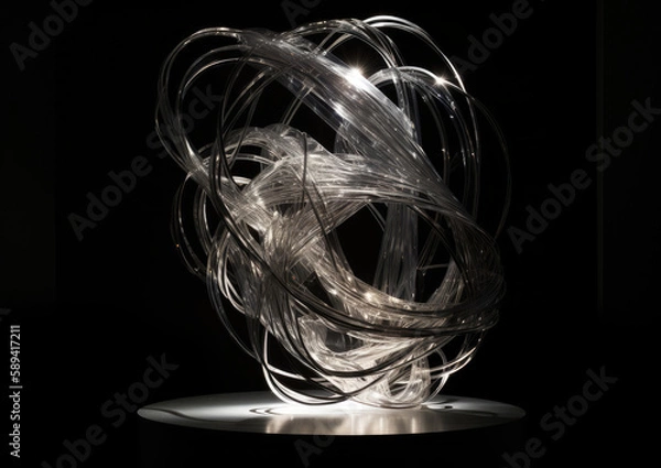 Fototapeta Discover the awe-inspiring world of Quantum Visions, an immersive art experience that combines cutting-edge quantum mechanics concepts with captivating visual art. The Unique Collection.