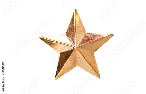 Obraz gold star isolated 