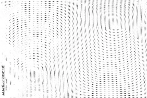 Fototapeta Light halftone dots pattern texture background
