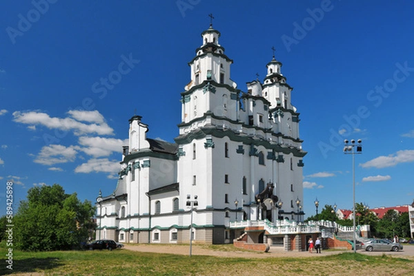 Obraz Bialystok - the largest city in northeastern Poland and the capital of the Podlaskie Voivodeship. Church of the Resurrection.