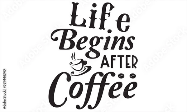 Obraz coffee svg design