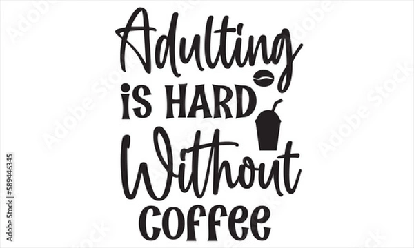 Obraz coffee svg design