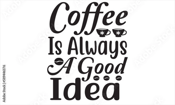 Obraz coffee svg design