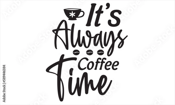 Obraz coffee svg design