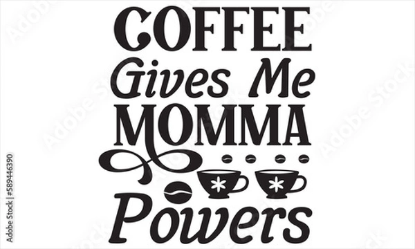 Obraz coffee svg design