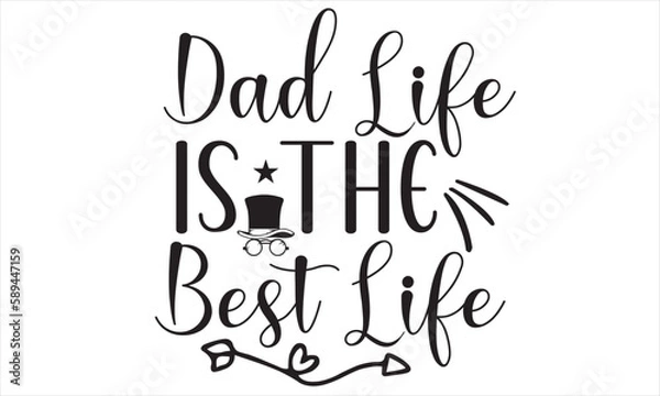 Obraz Dad Svg Design