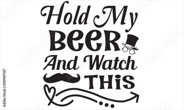 Obraz Dad Svg Design