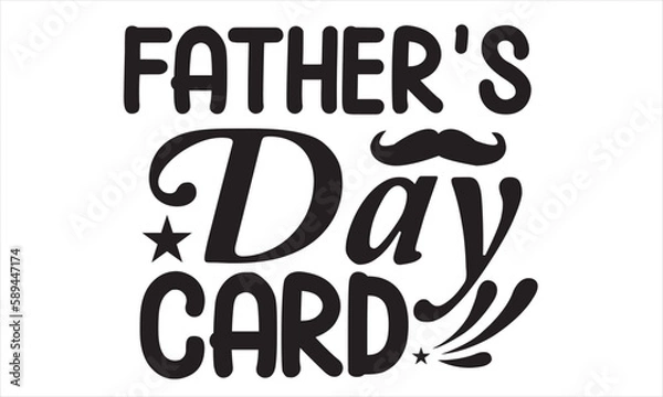 Obraz Dad Svg Design