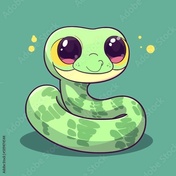 Obraz cute snake
