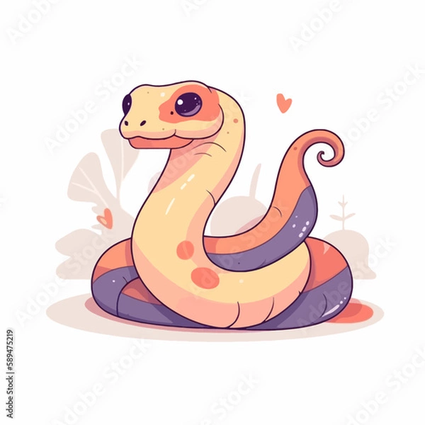 Obraz cute snake