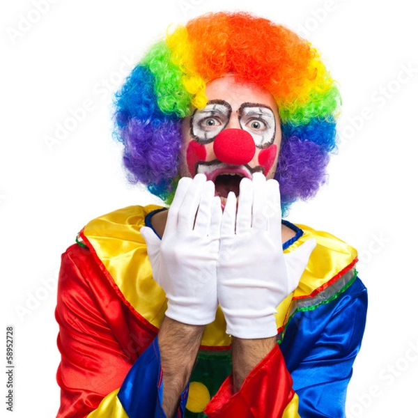 Fototapeta Scared clown