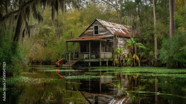 Obraz house on the bayou