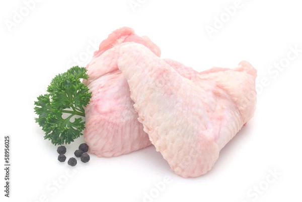 Fototapeta Raw Chicken Wings