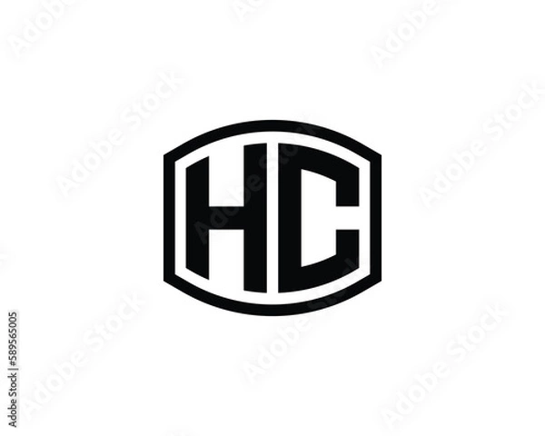 Obraz HC Logo design vector template