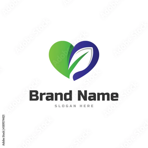 Fototapeta Modern and creative medical logo template