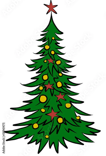 Obraz Christmass tree