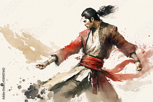 Obraz Fighting Spirit. Zen Fist