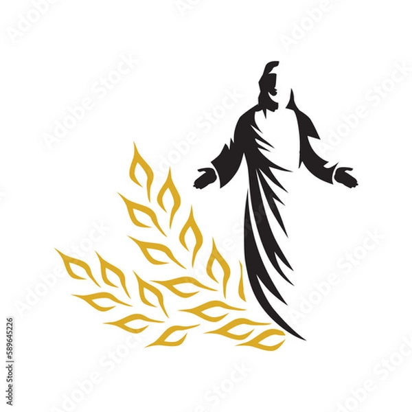 Obraz Jesus Christ, son of God. vector 