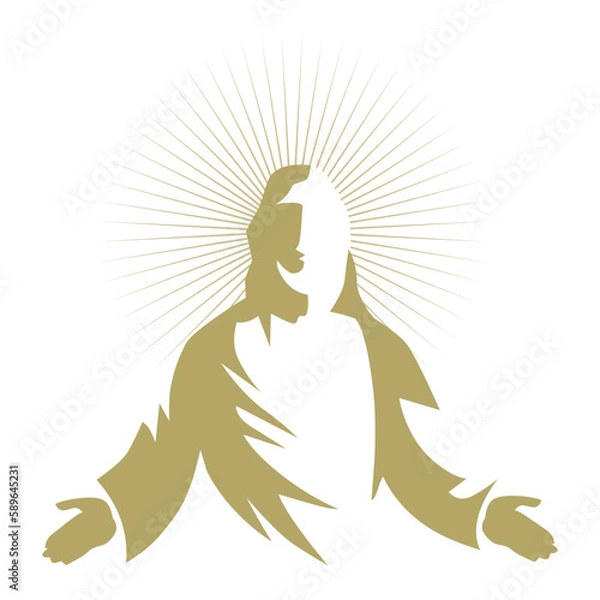 Obraz Jesus Christ, son of God. vector 