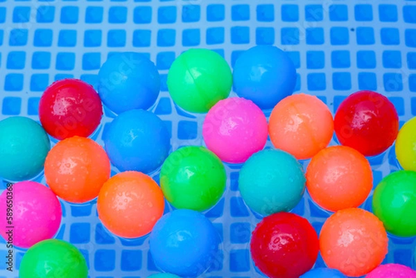 Obraz Ball color in pool