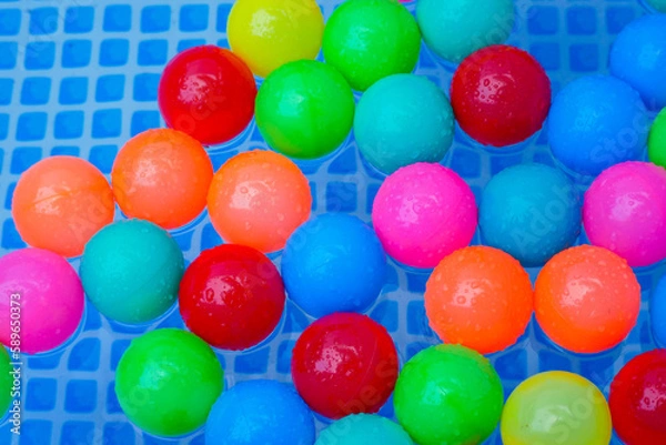 Obraz Ball color in pool