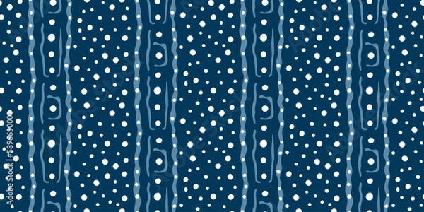 Obraz Organic shapes seamless pattern. Whale shark skin print texture. Abstract animal skin wallpaper design, vector illustration, wildlife background
