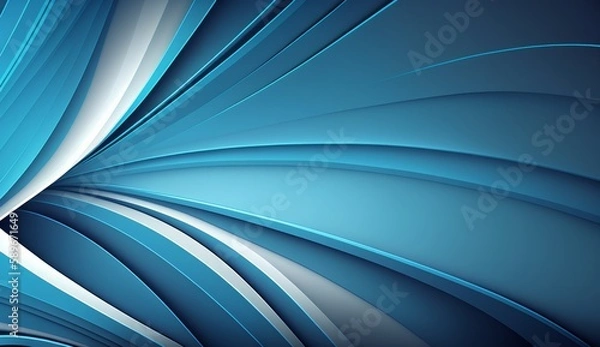 Fototapeta Abstract blue metal texture background, creative digital illustration painting, Generative AI