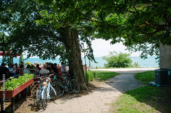 Fototapeta Waterfront Cafe 